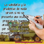 La sabiduria y la prudencia