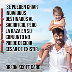 El sacrificio de existir