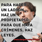 Para hacer un ladrón